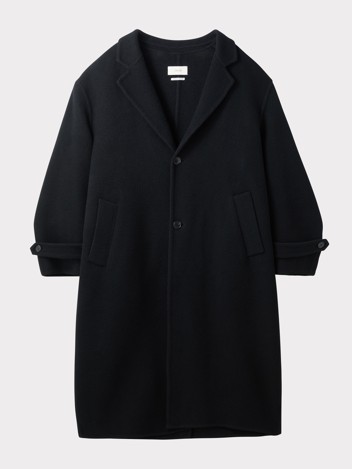 Oversized Maxi Handmade Coat (Black)