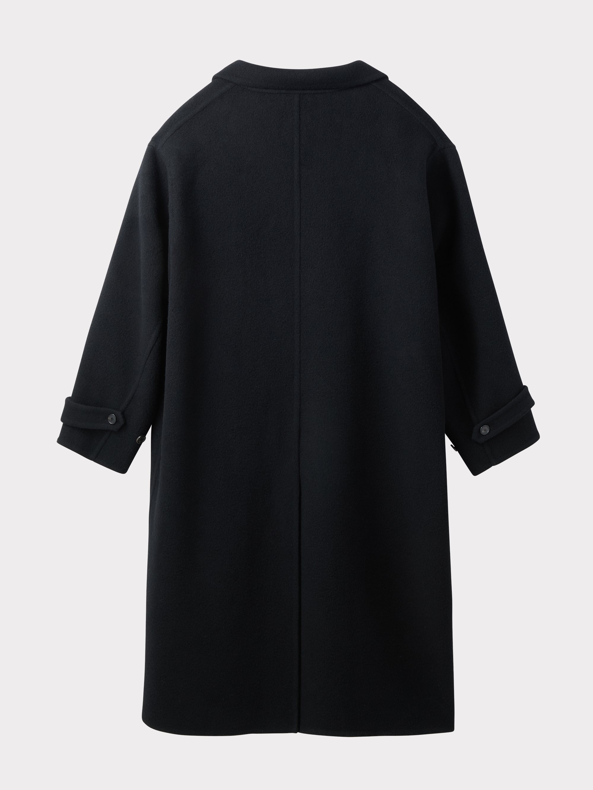 Oversized Maxi Handmade Coat (Black)
