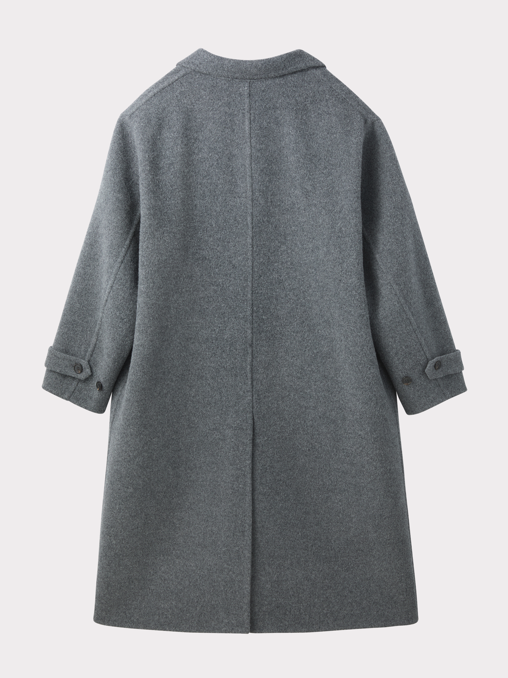 Oversized Maxi Handmade Coat (Melange Grey)