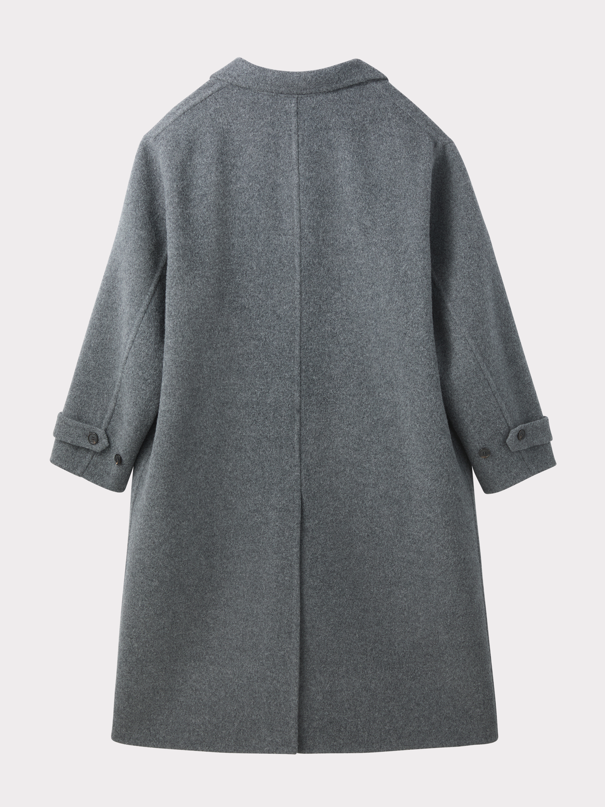 Oversized Maxi Handmade Coat (Melange Grey)
