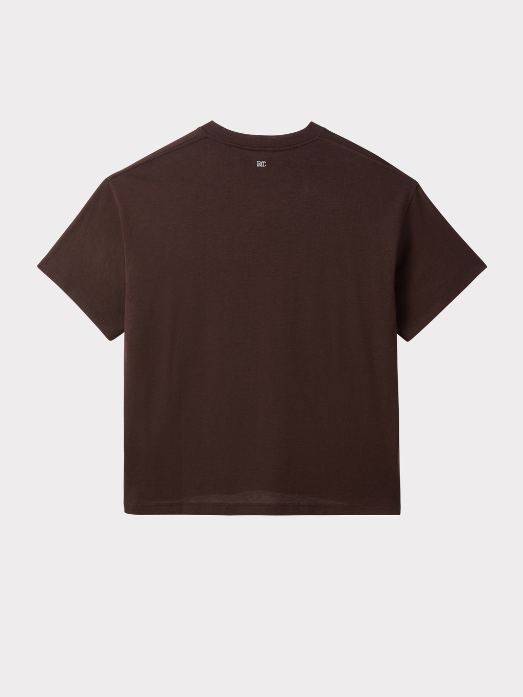 Wool Blend Oversized T-Shirt (Brown)