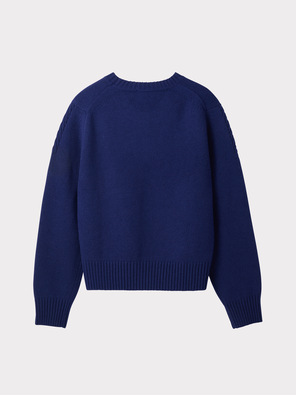 Signature Detail Knit Top (Purple Blue)