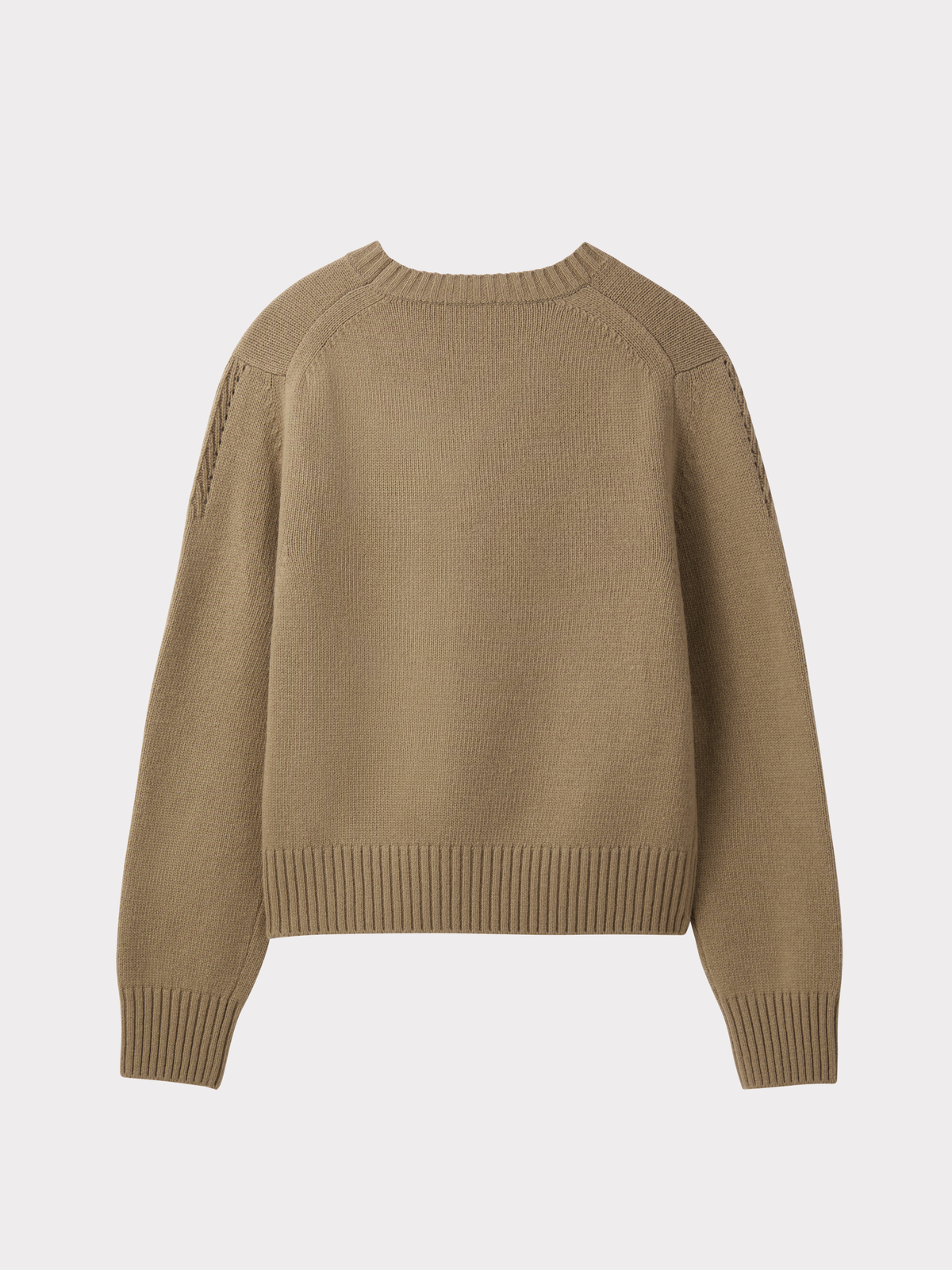 Signature Detail Knit Top (Greyish Khaki)