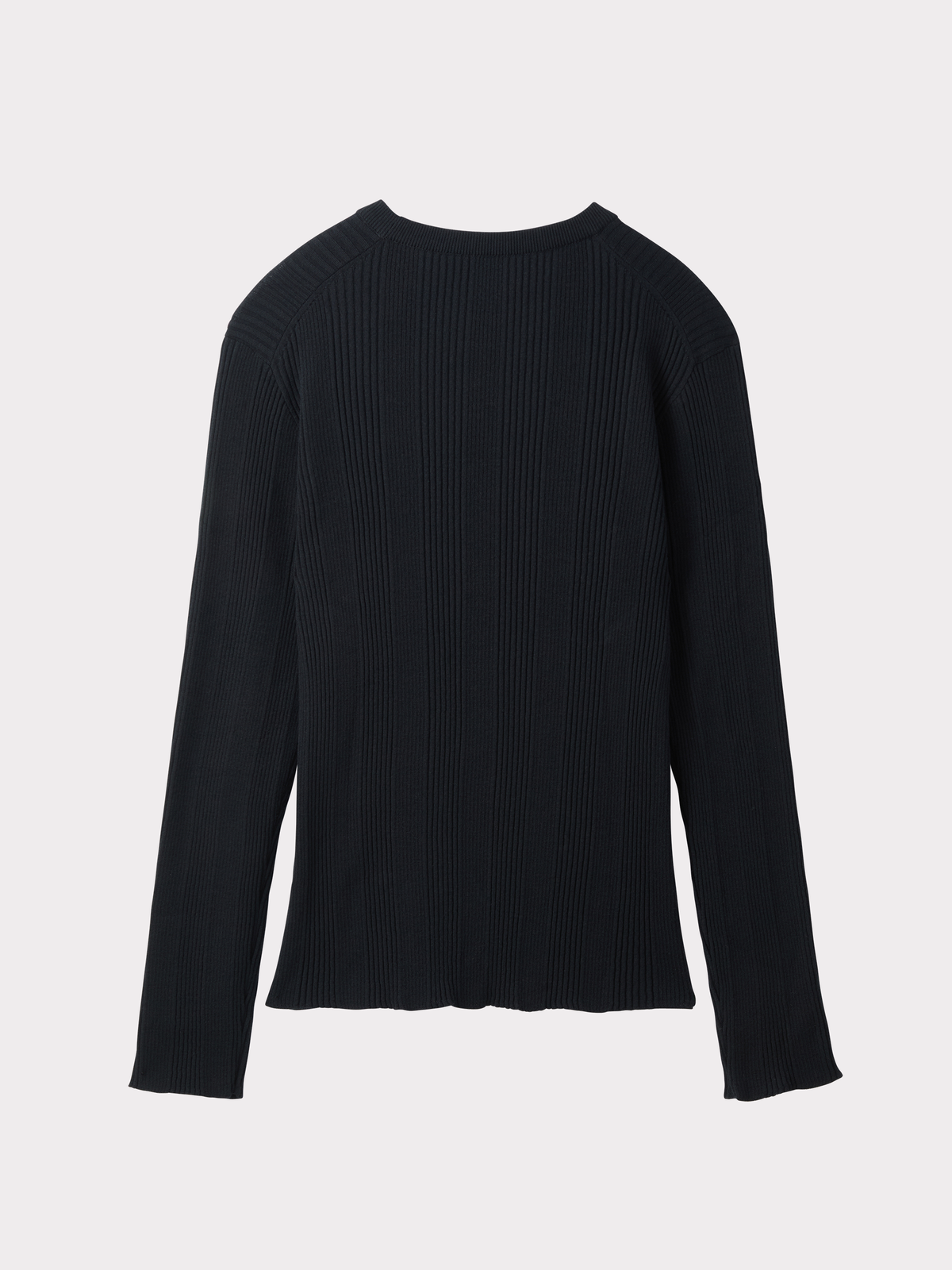 Ribbed Knit Top (Black)