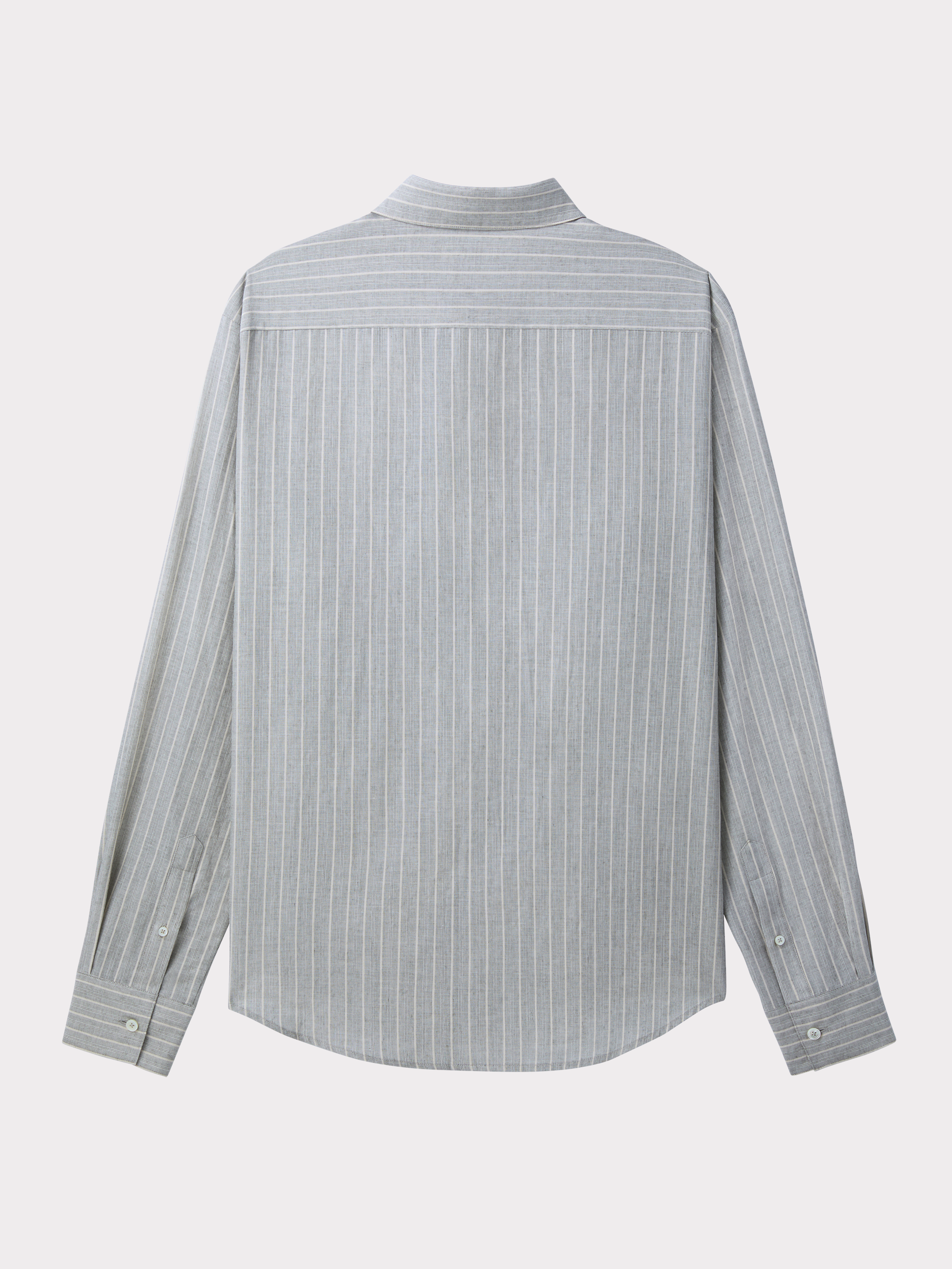 Cassel Stripe Shirt (Stone Grey)