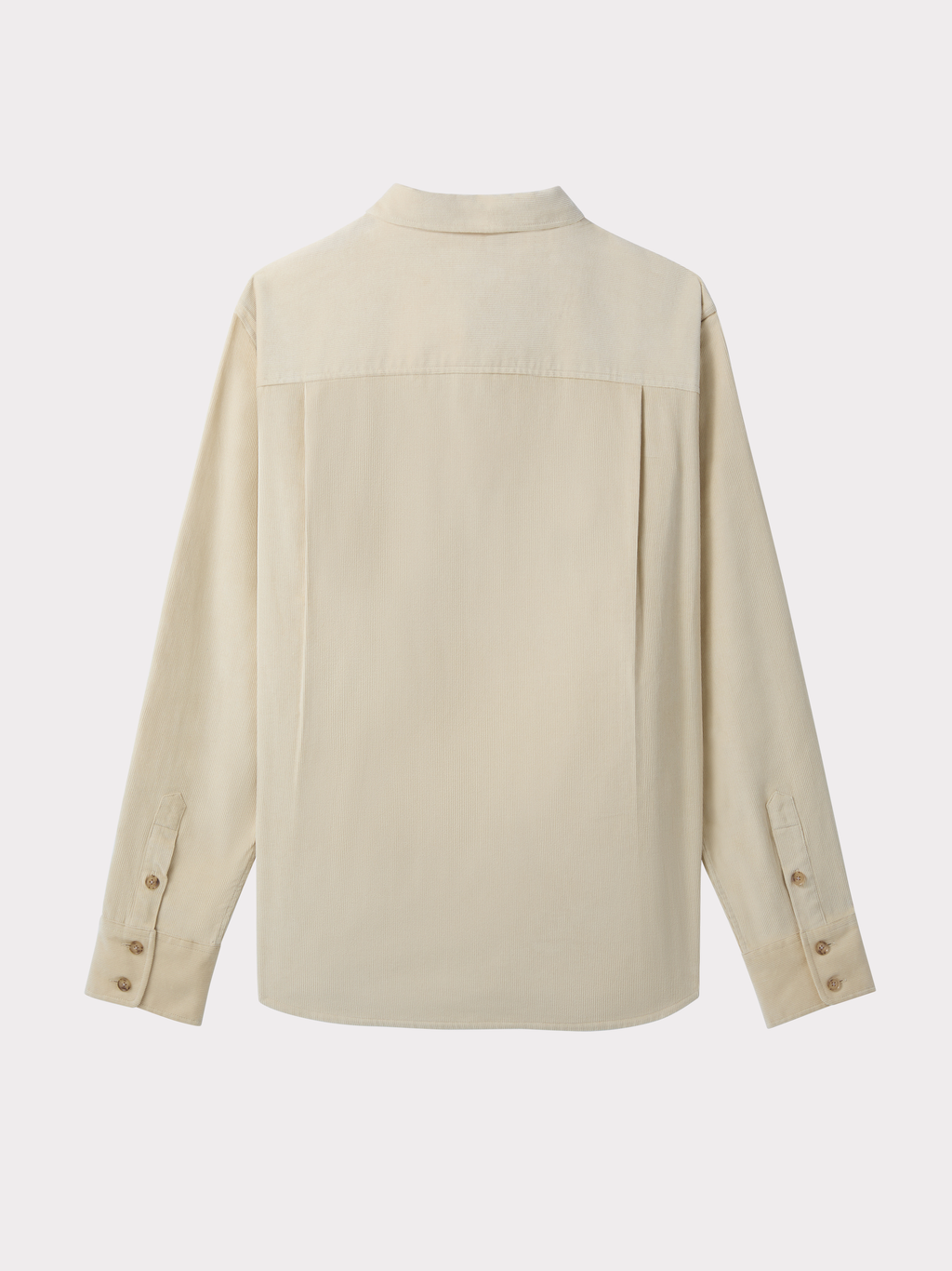 Corduroy Pocket Shirt (Light Beige)