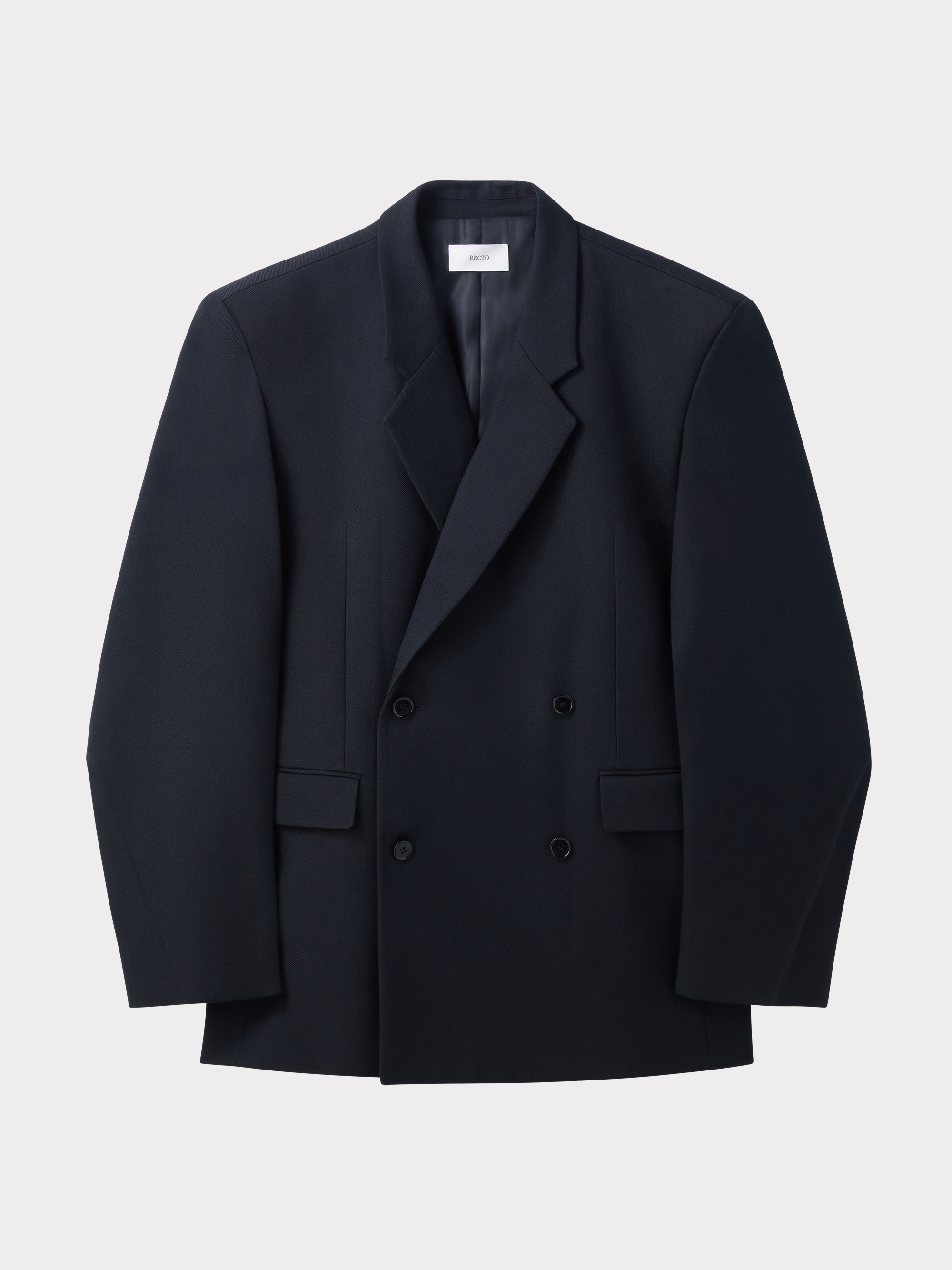 Double Breasted Hourglass Jacket (Black)