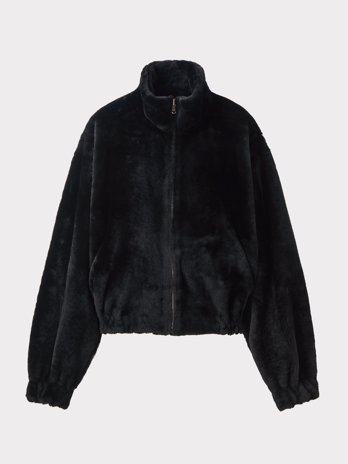 Reversible Fur Jumper (Black)