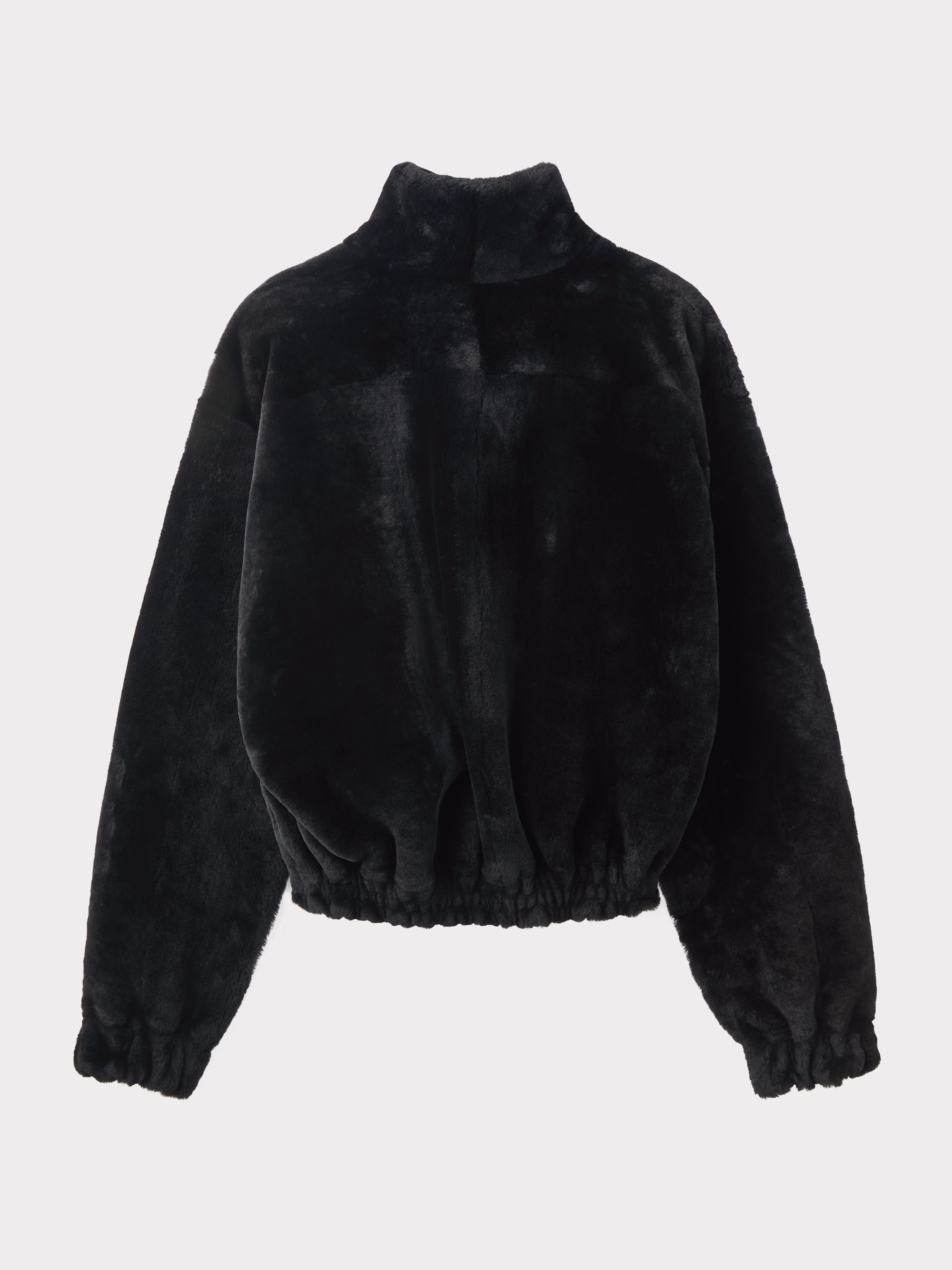 Reversible Fur Jumper (Black)
