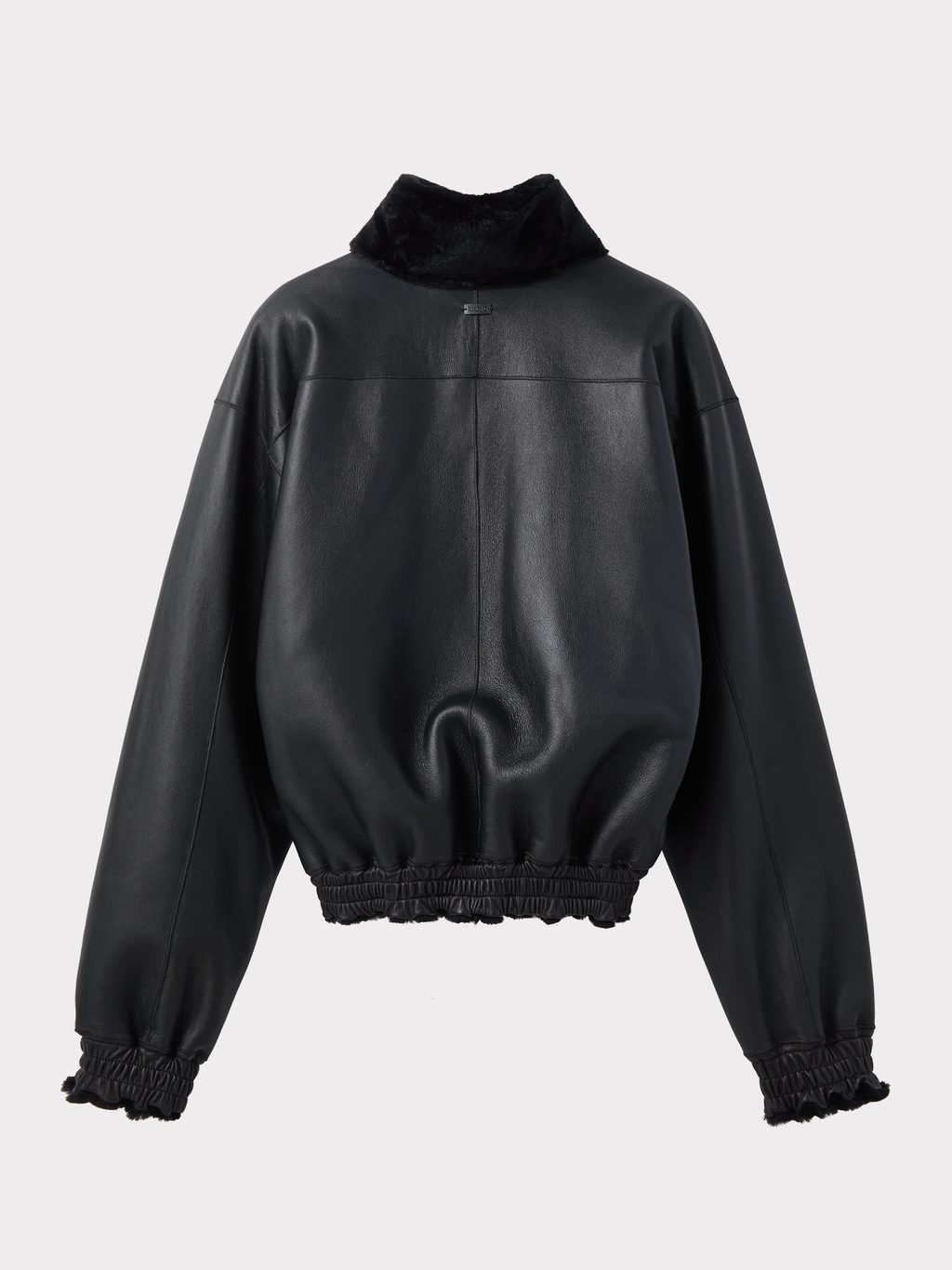 Reversible Fur Jumper (Black)