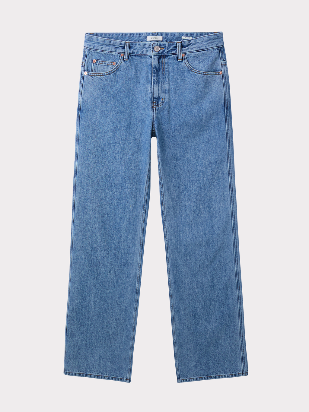Straight Denim Pants (Light Blue)