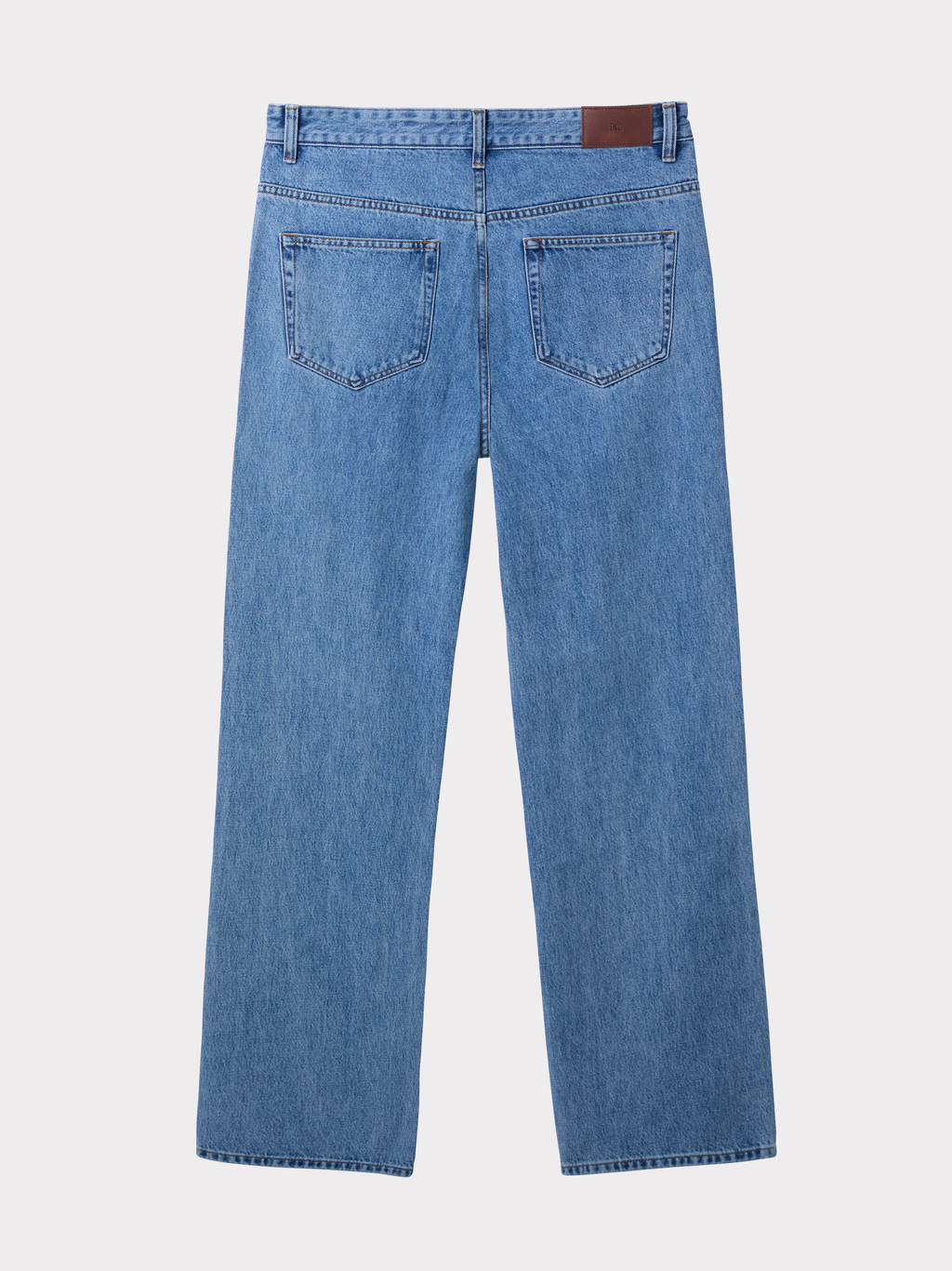Straight Denim Pants (Light Blue)