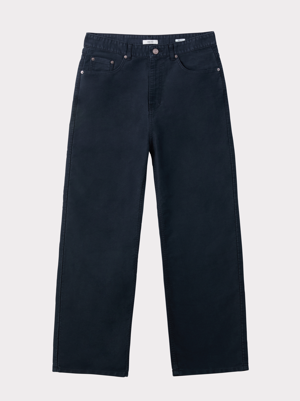 Washed Denim Pants (Black)