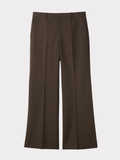 Wool Flared Suit Pants (Vintage Brown)