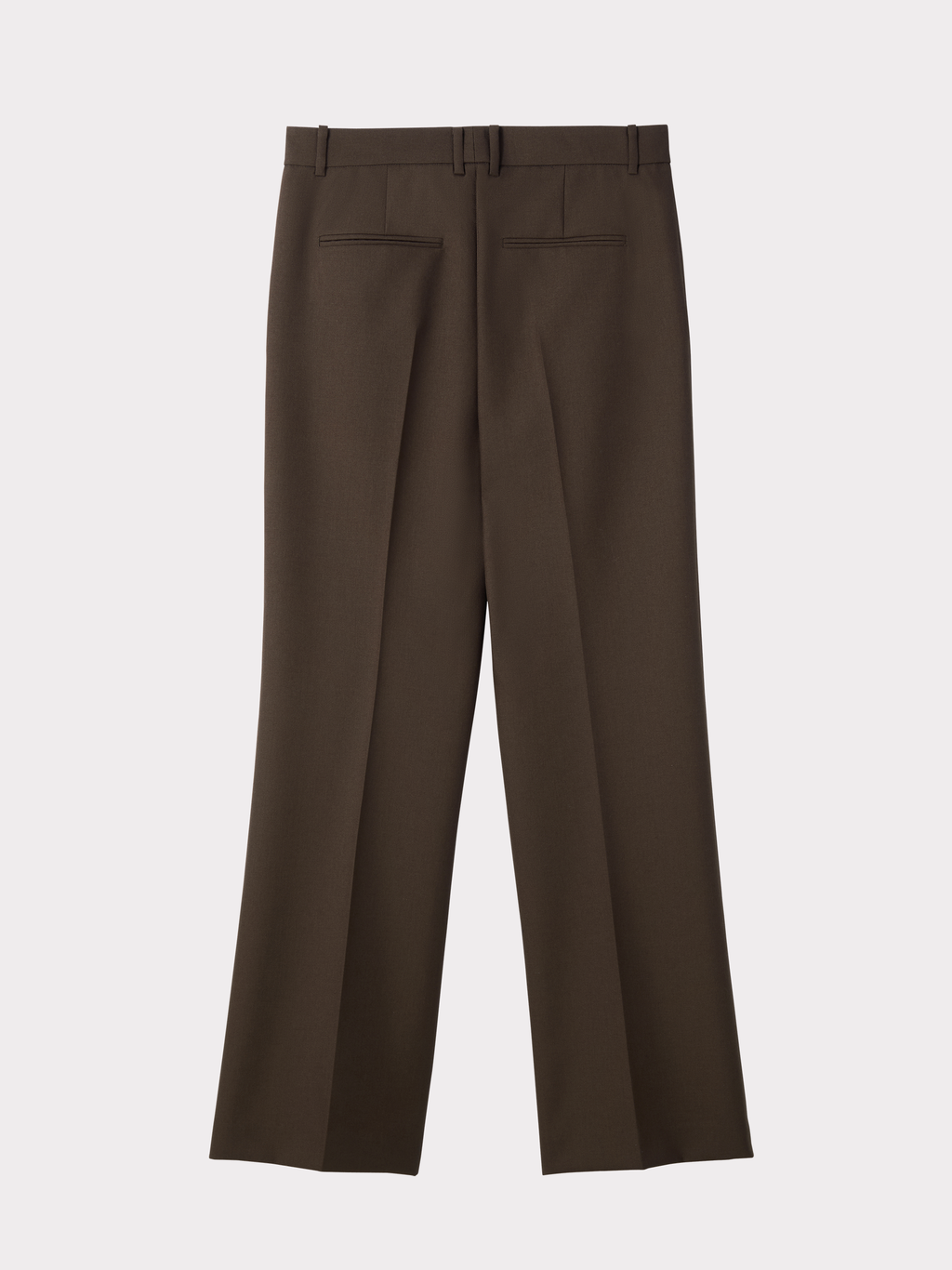 Wool Flared Suit Pants (Vintage Brown)