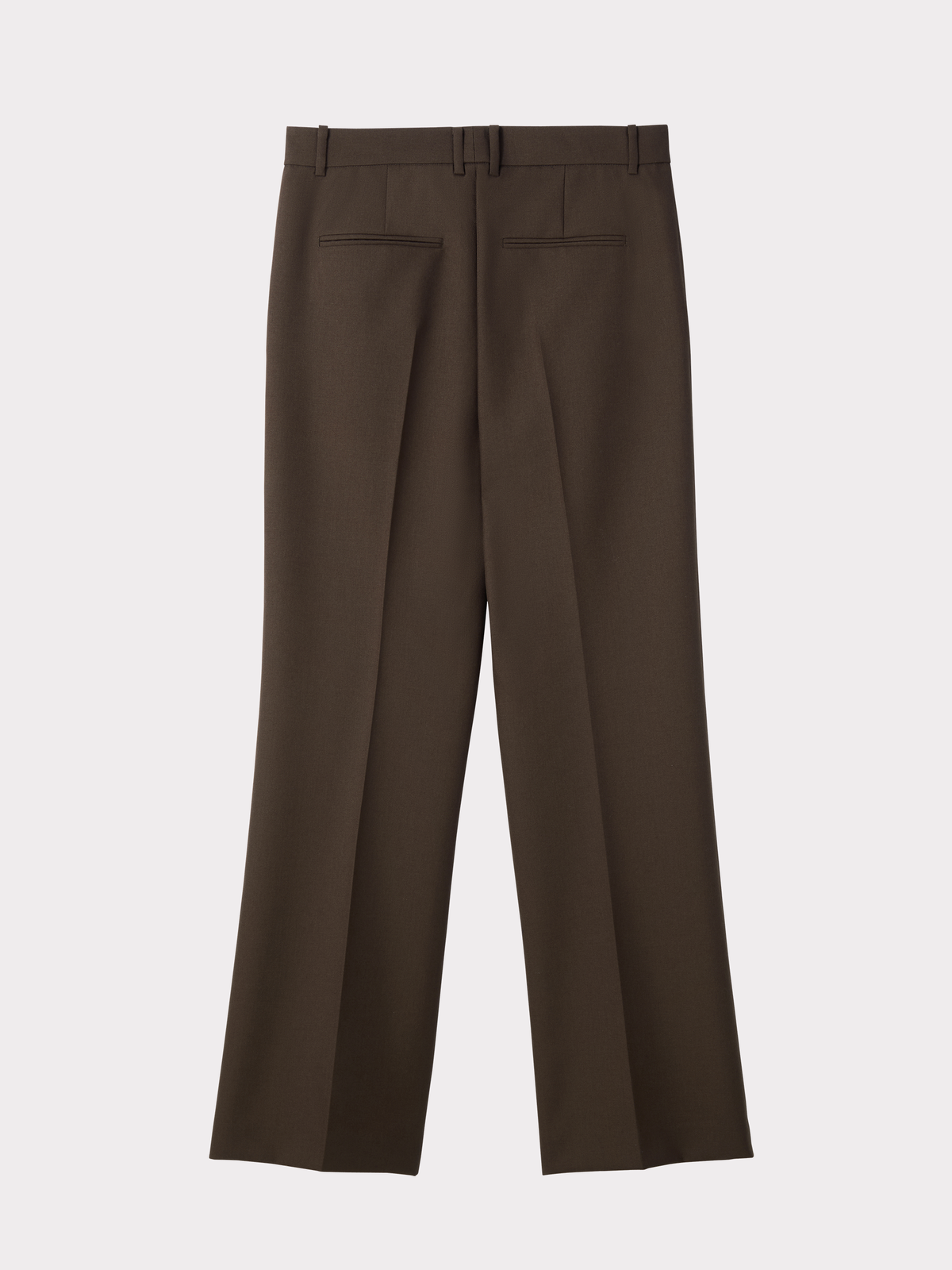 Wool Flared Suit Pants (Vintage Brown)
