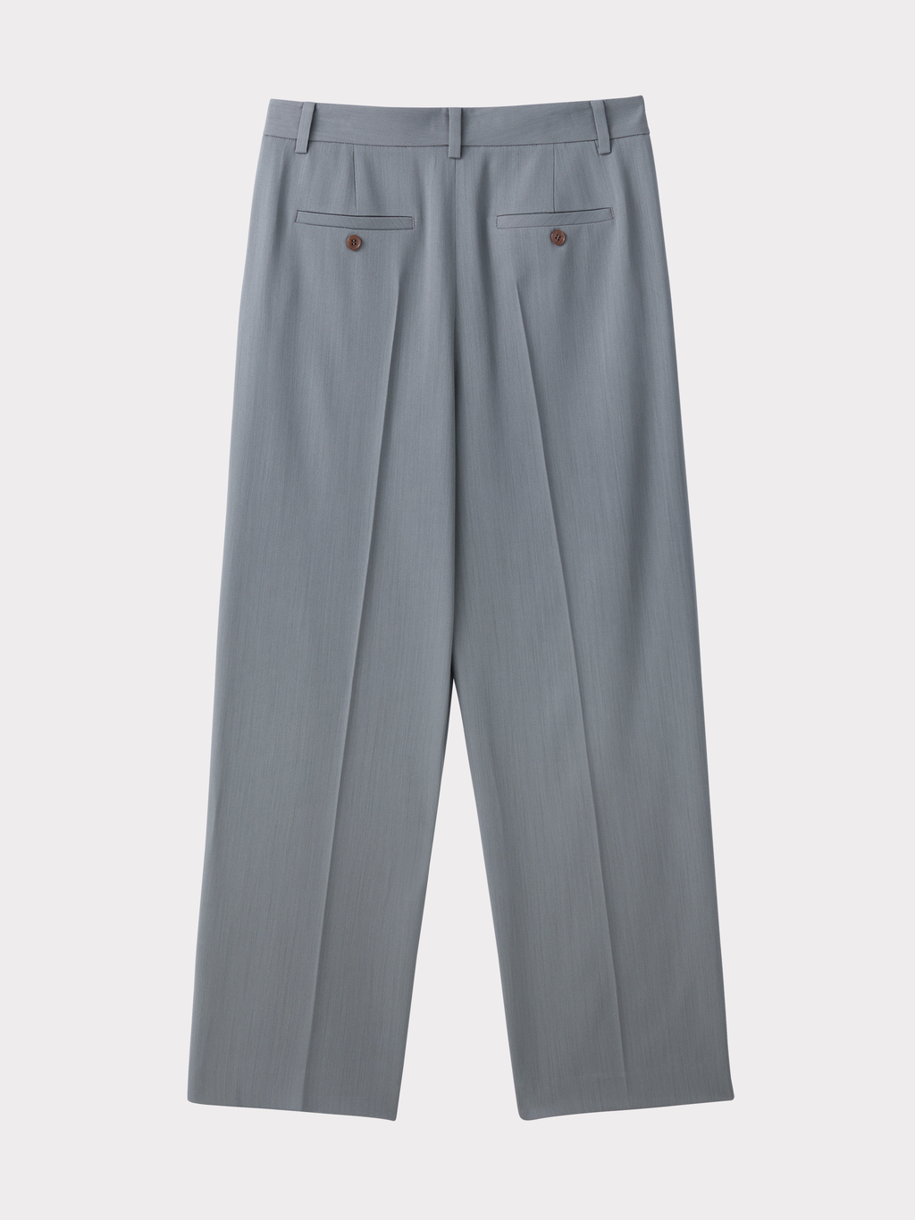 Double Pleated Suit Pants (Cool Grey)