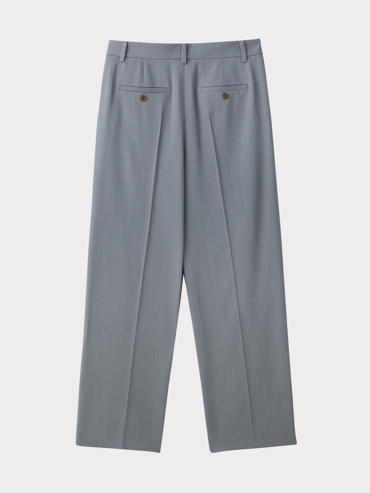 Double Pleated Suit Pants (Cool Grey)