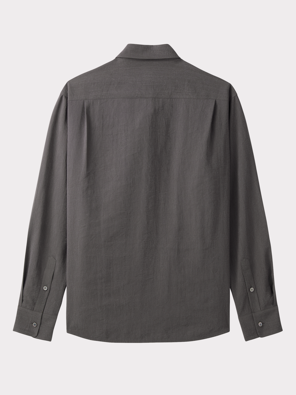 Collar Detail Shirt (Stone Grey)