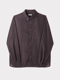 Vintage Dot Print Shirt (Brown Sugar)