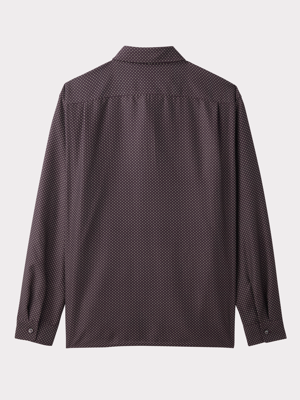 Vintage Dot Print Shirt (Brown Sugar)