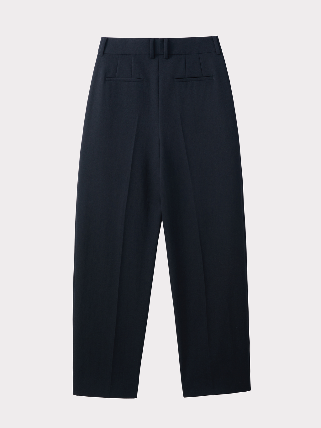 Tuck Detail Suit Pants (Black)