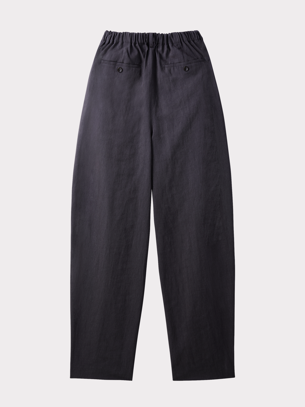 Banding Detail Curved Pants (Stone Grey)