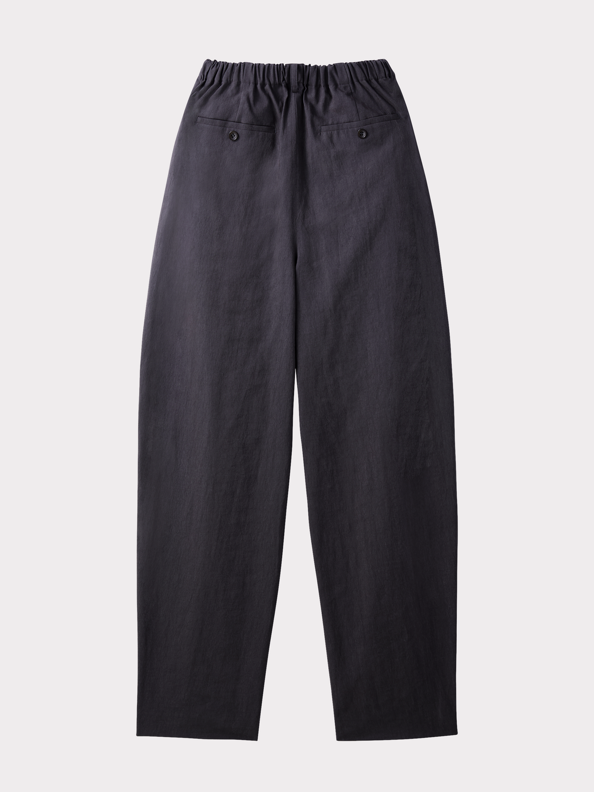 Banding Detail Curved Pants (Stone Grey)