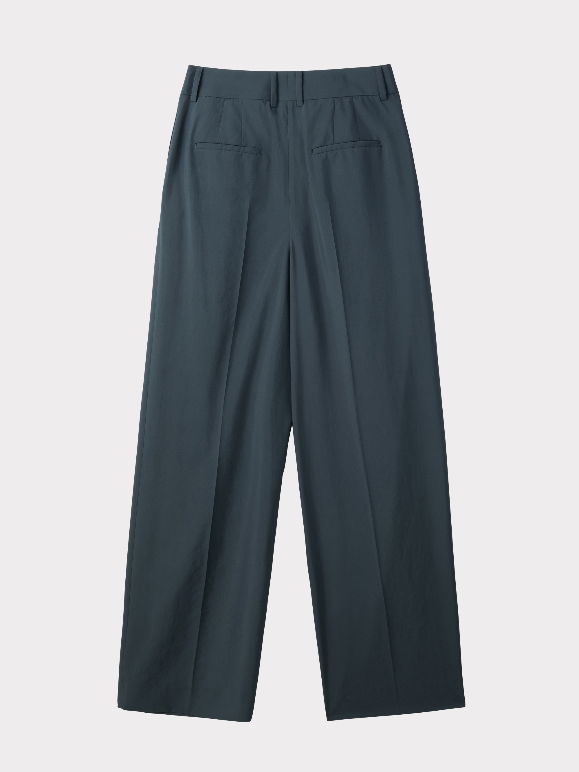 Lightweight Tuck Pants (Charcoal Grey)