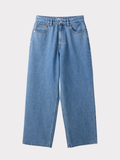 Oversized Straight Denim Pants (Light Blue)