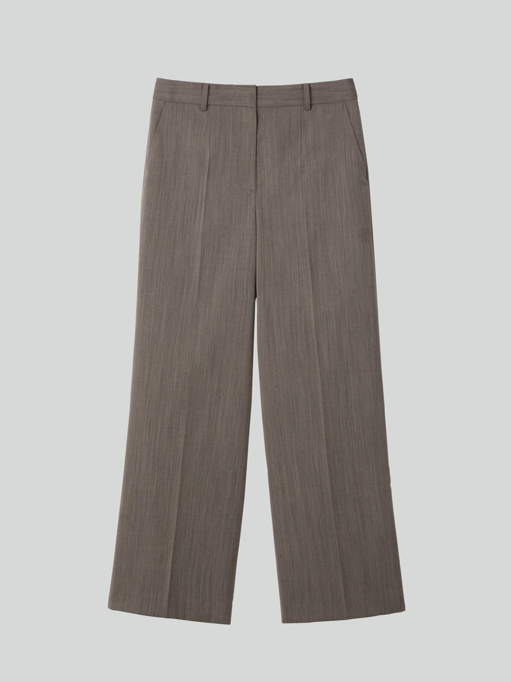 Wide Fit Suit Pants (Sepia)