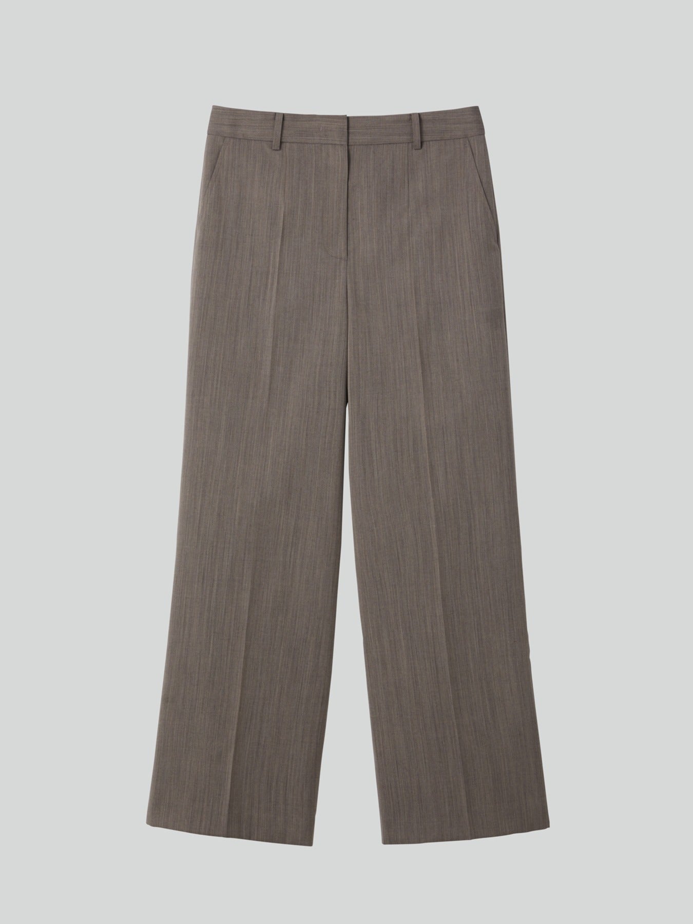 Wide Fit Suit Pants (Sepia)