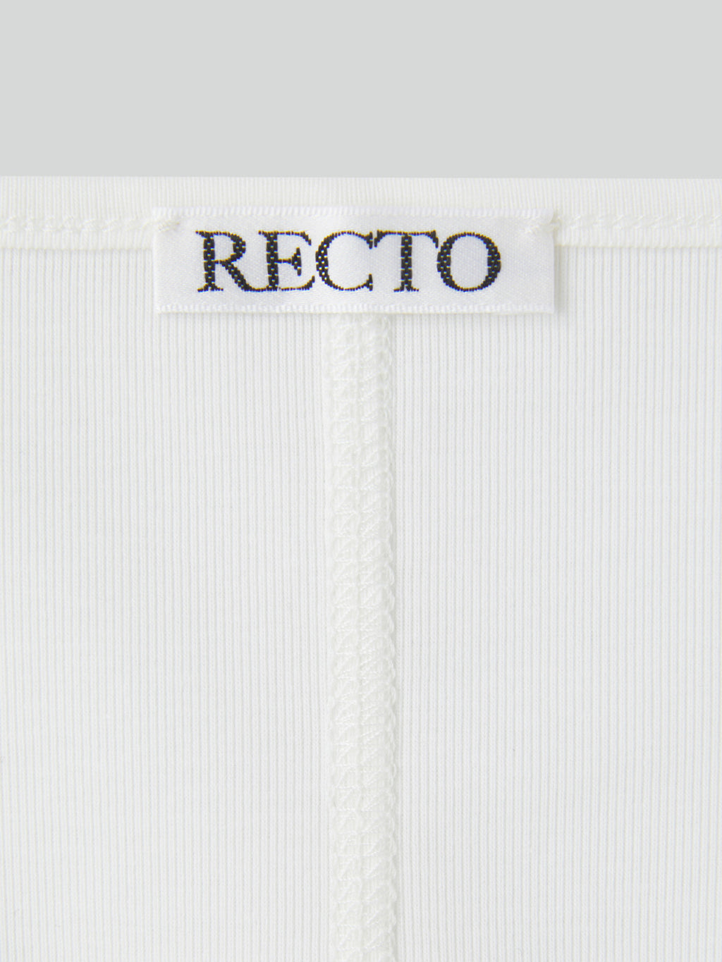 Slim Fit Long Top (Off White)
