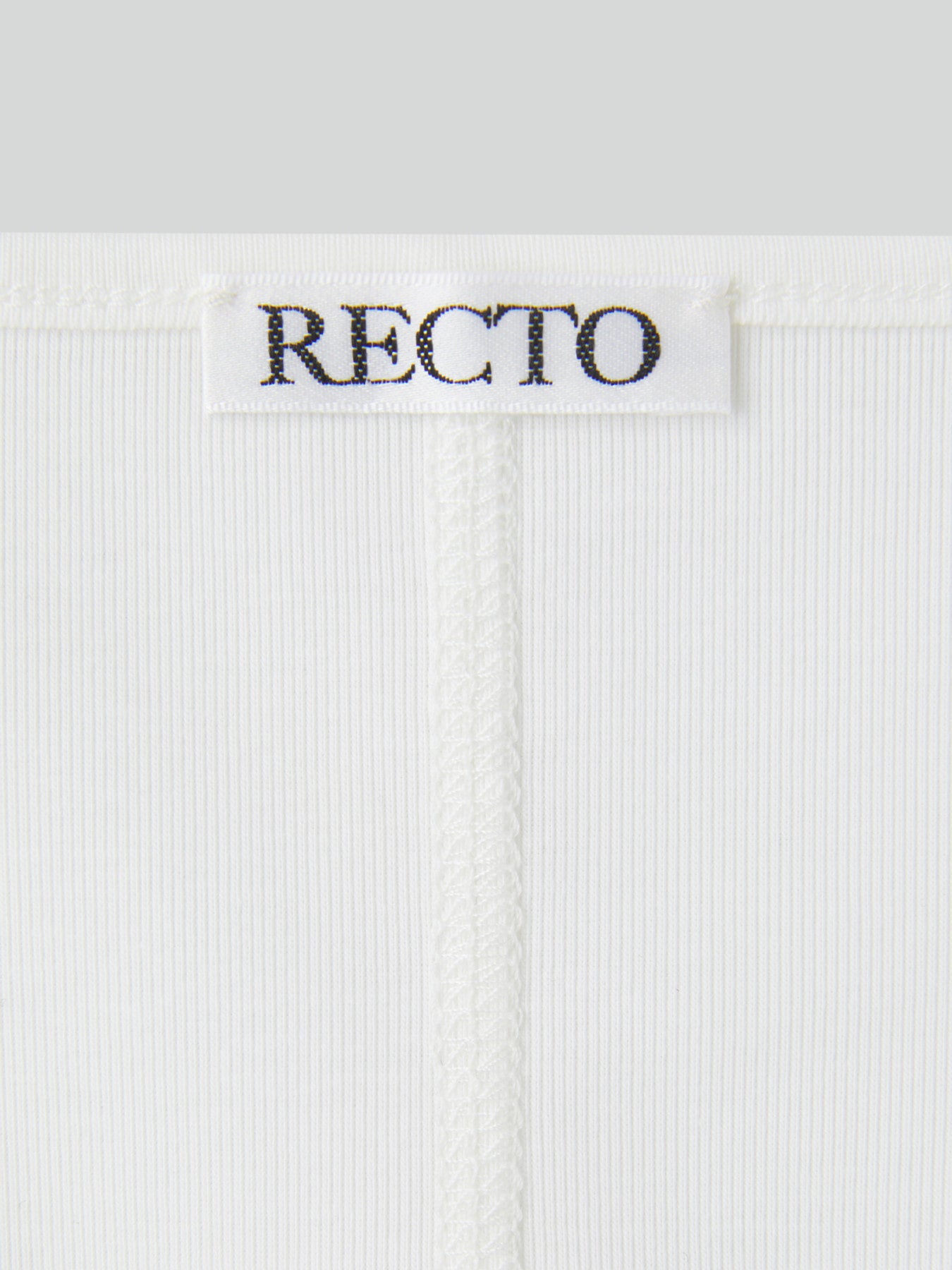 Slim Fit Long Top (Off White)