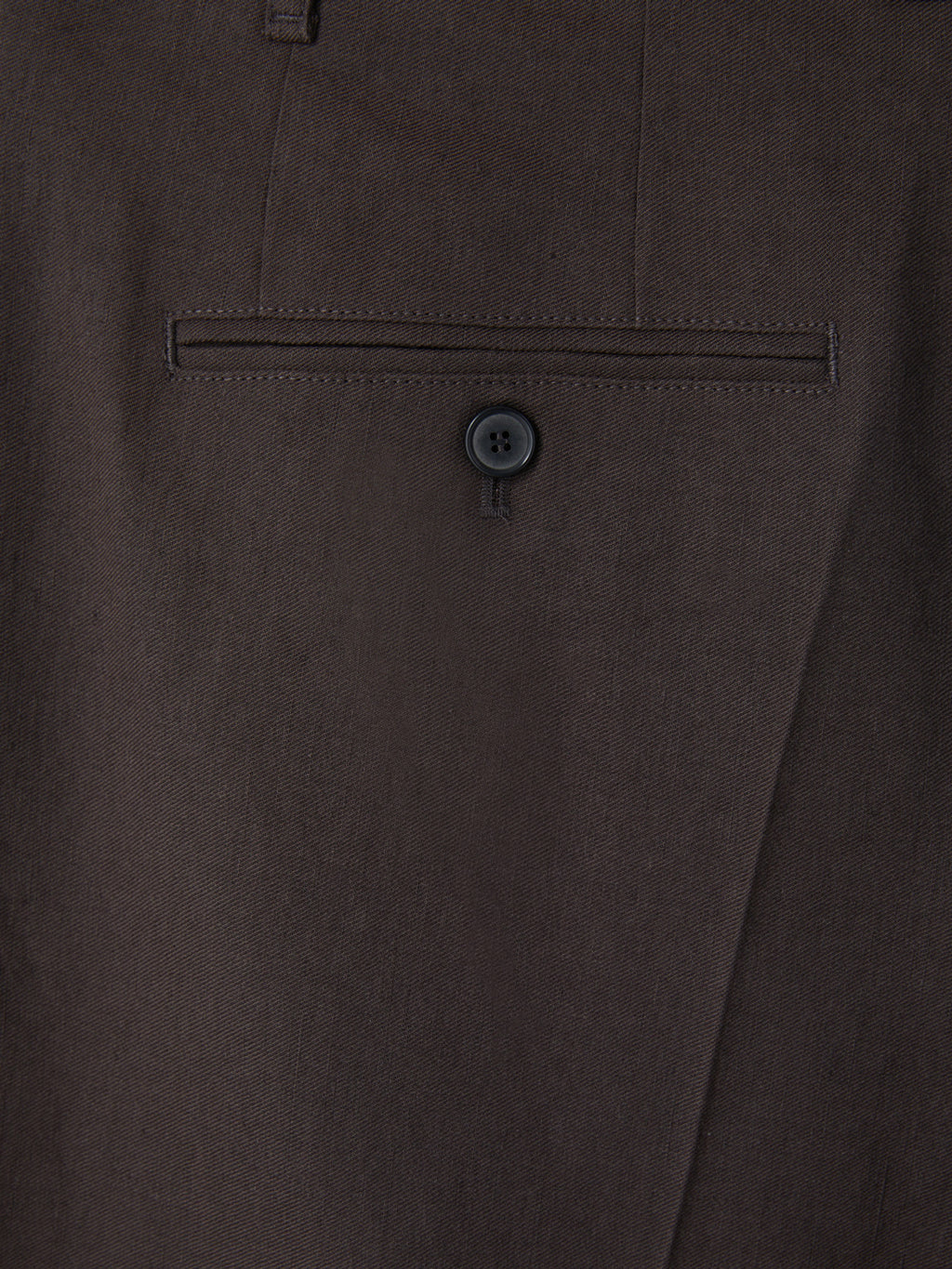 Linen Blend Pleated Pants (Dark Chocolate)