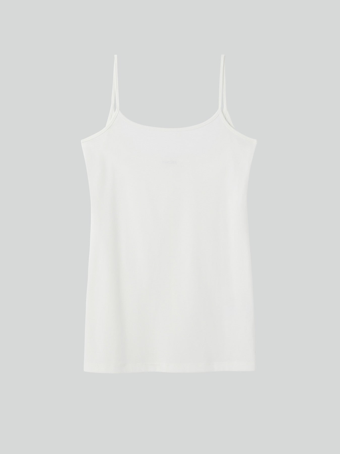 Slim Fit Long Top (Off White)