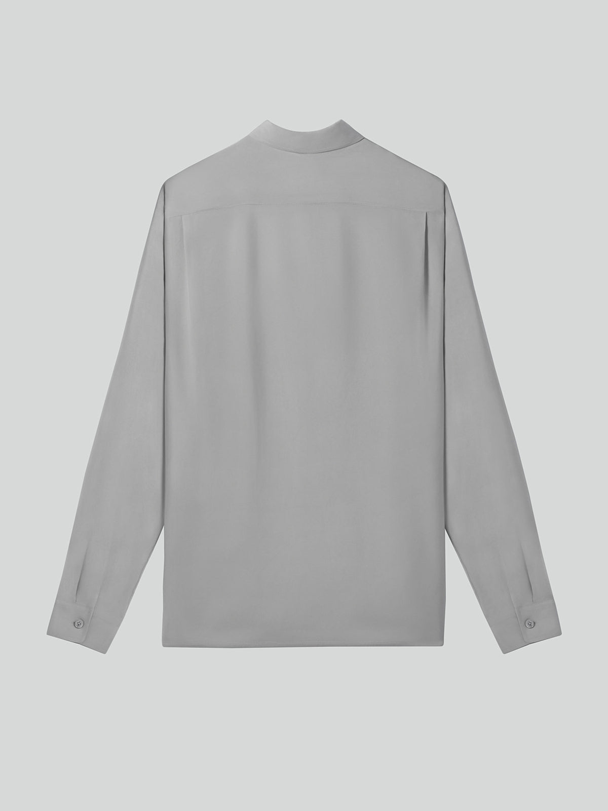 Wrinkled Fluid Shirt (Light Taupe)