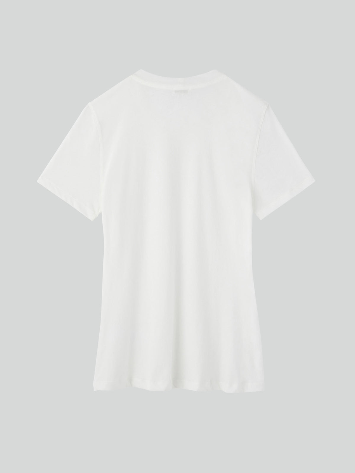 Long Length Slim Fit Top (Off White)