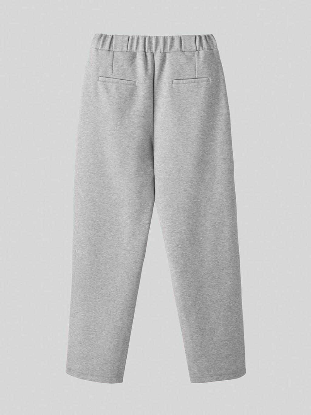 Wide Banding Loose Fit Sweatpants (Melange Grey)