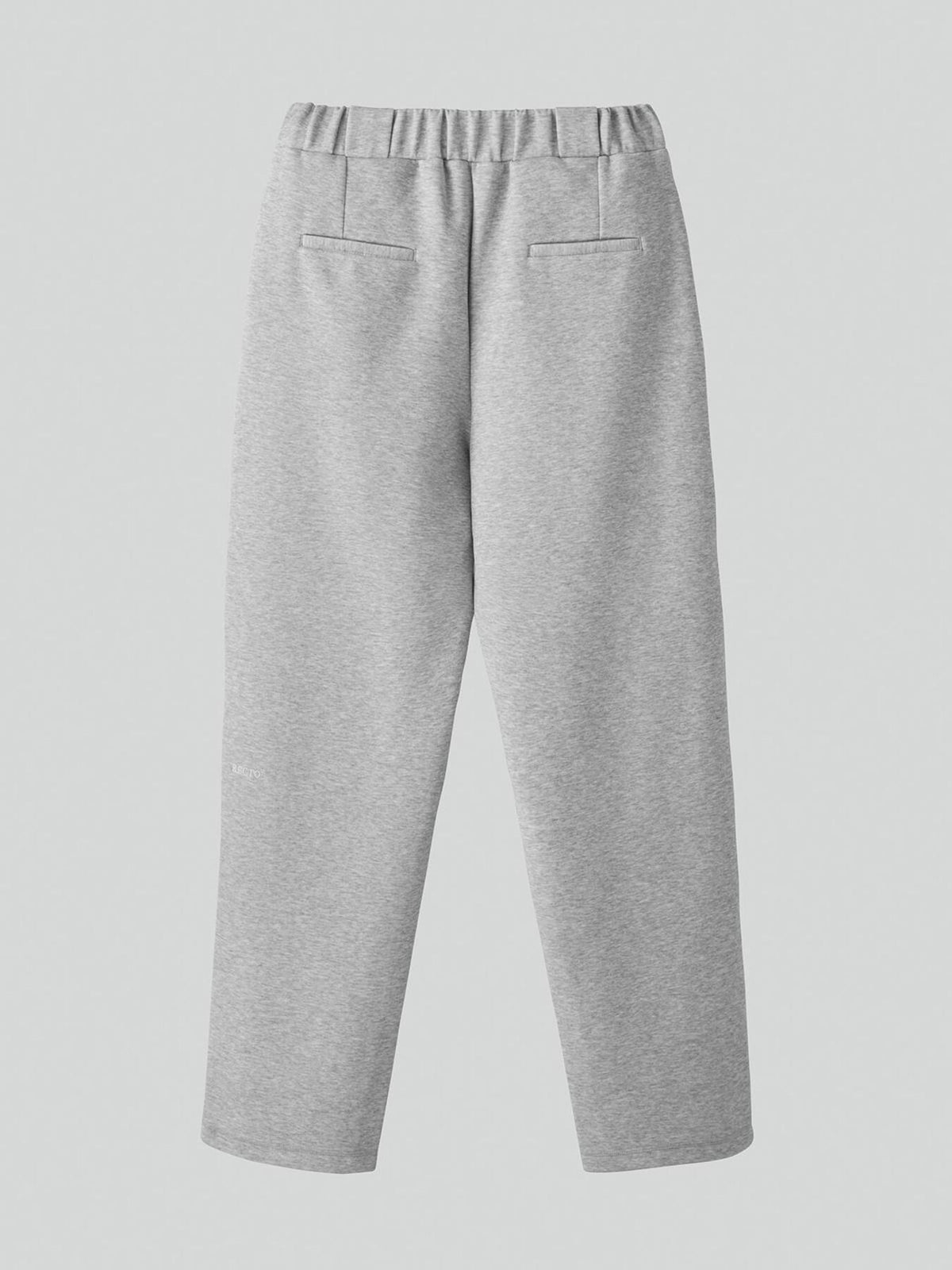 Wide Banding Loose Fit Sweatpants (Melange Grey)