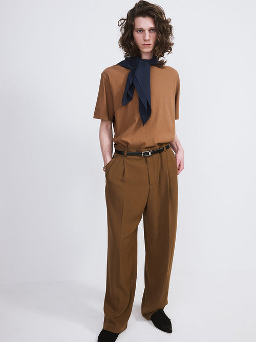 Back Seam Detail T-Shirt (Tobacco)