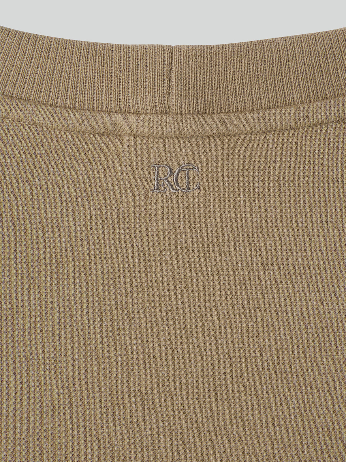 RC Embroidery Sweatshirt (Khaki Beige)