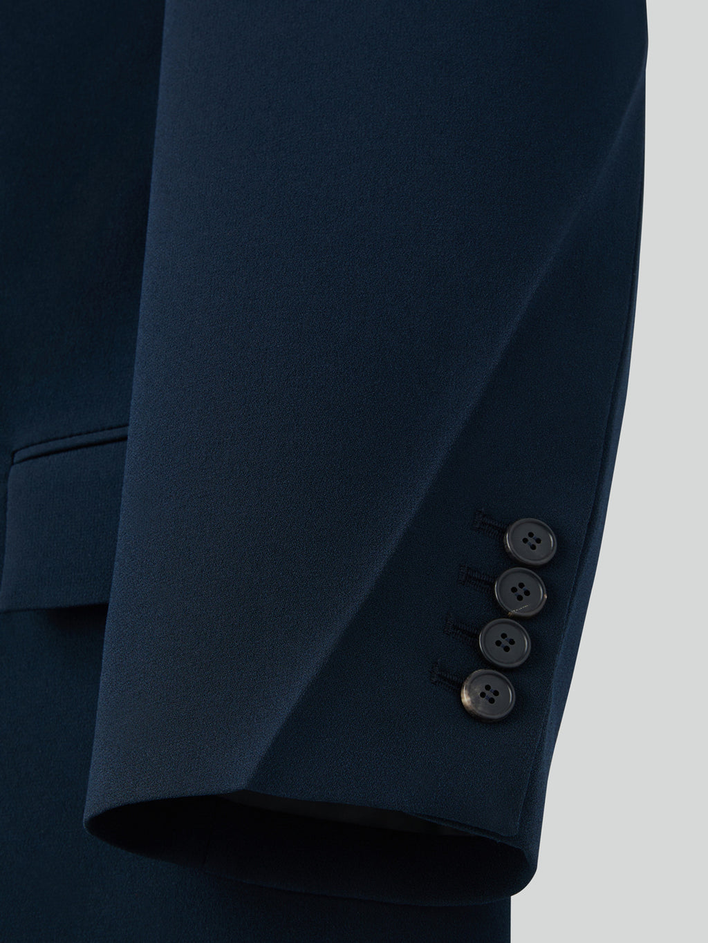Fluid Double Suit Jacket (Dark Navy)