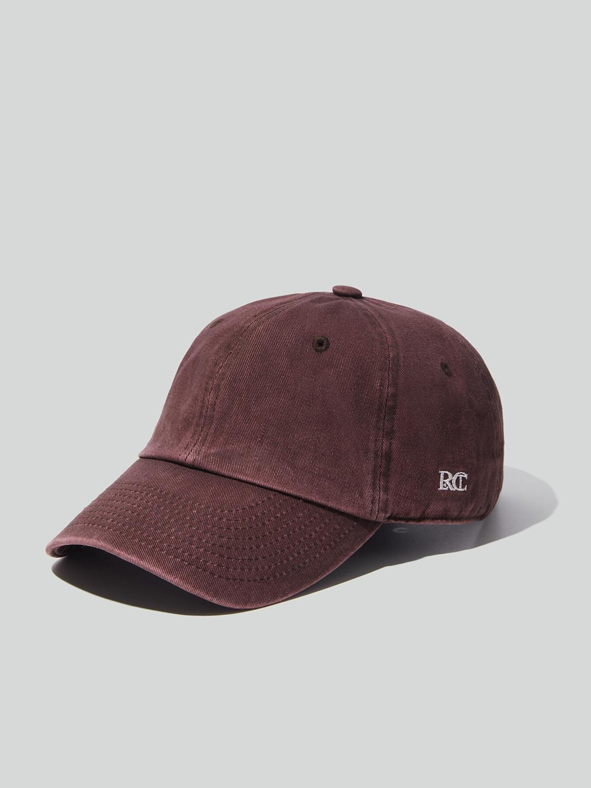 RC Logo Vintage Washing Ball Cap (Burgundy)