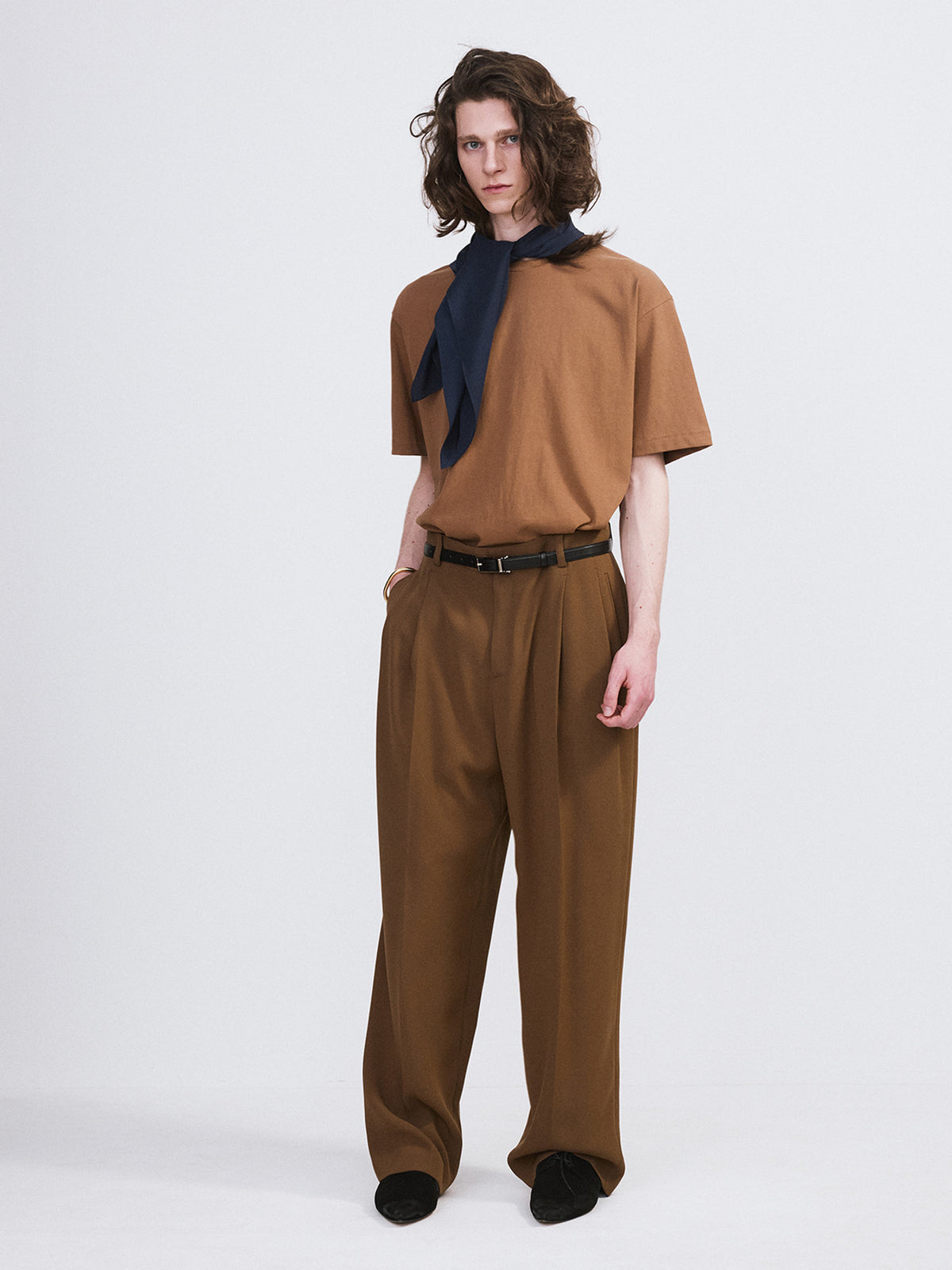 Back Seam Detail T-Shirt (Tobacco)