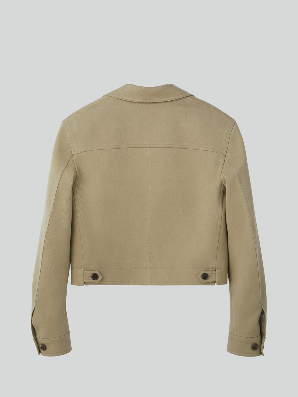 Signature Military Cotton Jacket (Light Khaki)