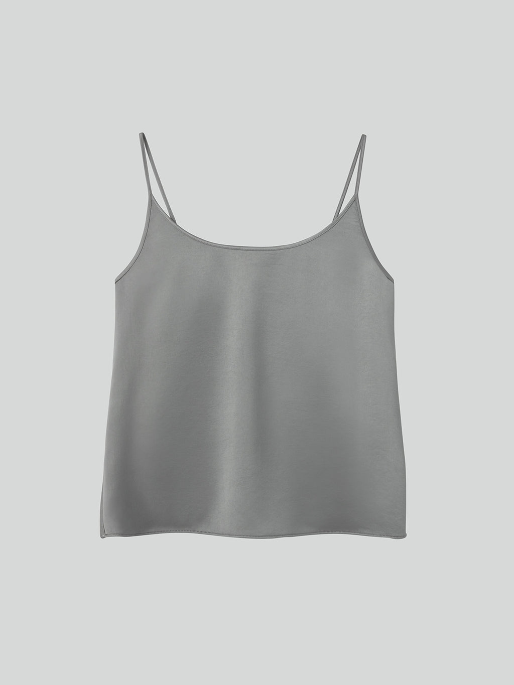 Back Drape Camisole Top (Stone Grey)