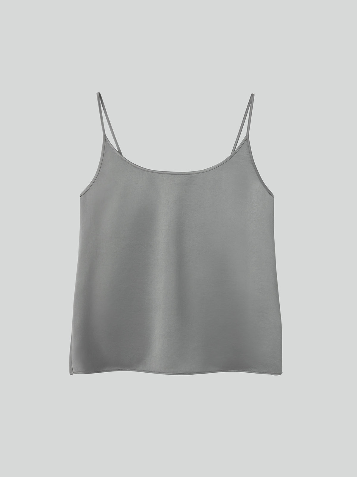 Back Drape Camisole Top (Stone Grey)