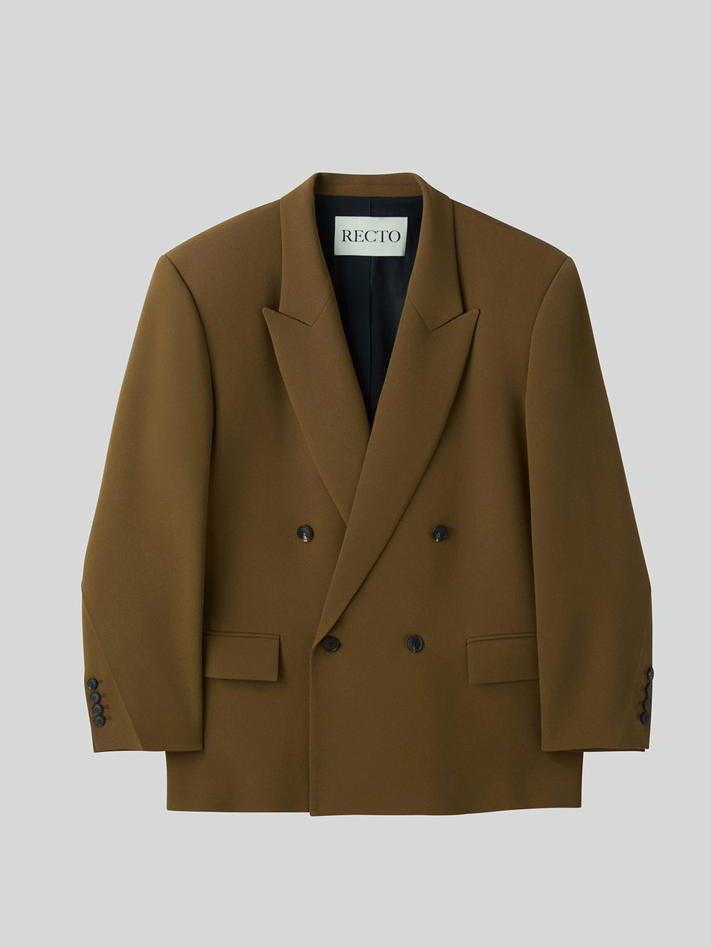 Fluid Double Suit Jacket (Ochre)