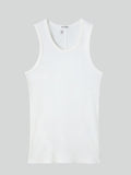 Ribbed Tank Top (Off White)
